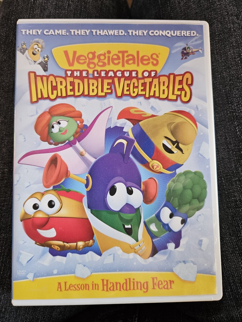 Veggie Tales A League Of Incredible Vegetables DVD A Lesson In Handling Fear